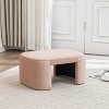 SEYNAR Modern Velvet Rectangle Accent Ottoman - 4 of 4
