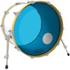 Remo Powerstroke P3 Colortone Blue Resonant Bass Drum Head With 5" Offset Hole - 2 of 2