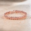 Ross-Simons 14kt Rose Gold Flat Byzantine Bracelet - 3 of 4