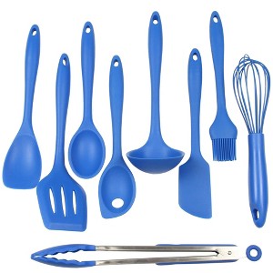 Chef Craft 9 Piece Premium Silicone Kitchen Tool and Utensil Set - 1 of 4