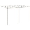 vidaXL Garden Pergola – Antique Brown Metal Arbor for Climbing Vines/Roses - 4 of 4