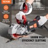 VEVOR Wall Chaser, 2500W 38mm/1.5" Cutting Width,Wall Groove Cutting Machine 52mm/2" Cutting Depth,Wall Slotting Machine With 5 Saw Blades - 3 of 4