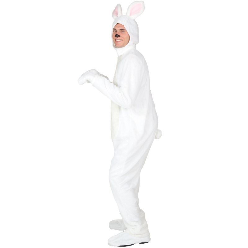 HalloweenCostumes.com 2X   Plus Size White Bunny Costume, White, 2 of 3