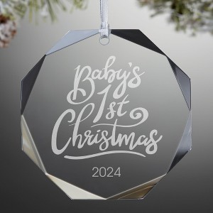 Personalization Mall Baby's First Christmas Premium Engraved Ornament, 2024 - 1 of 1