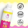 Oasis Liquid Multi A.M. Supplement for Women, High Absorption Liquid Multivitamin for Women's Overall Health, Peach Mango, Sunwarrior, 450mL 90 serv - 2 of 4