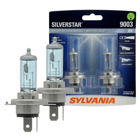 Sylvania 9003 (also Fits H4) Silverstar High Performance Halogen