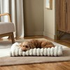 TOWN & COUNTRY LUXE CuddleTown Ribbed Bubble Stripe Pillow Crate Mat Pet Bed - 2 of 4