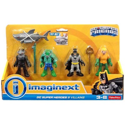 imaginext superheroes and villains