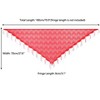 INSPIRE CHIC Shawls and Wraps for Evening Dresses Lace Mesh Fringe Scarves 1Pc - 3 of 4