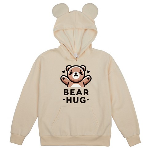 Bear hoodie with ears best sale