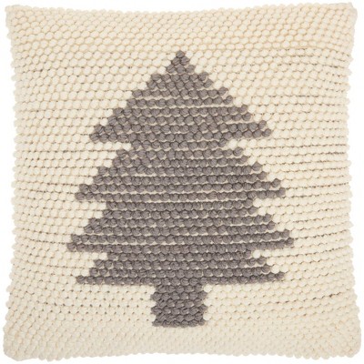 20"x20" Oversize Holiday Xmas Tree Loops Indoor Square Throw Pillow - Mina Victory