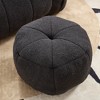 Sapphtopaz Soft Chenille Bean Bag Chair with Footstool Lazy Sofa Chair Bean Bag Chairs for Adults Stuffed High Resilient Foam for Gaming, Watching TV - 4 of 4