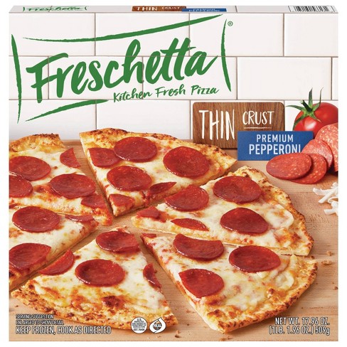 Freschetta Thin Crust Pepperoni Frozen Pizza - 17.96oz - image 1 of 4