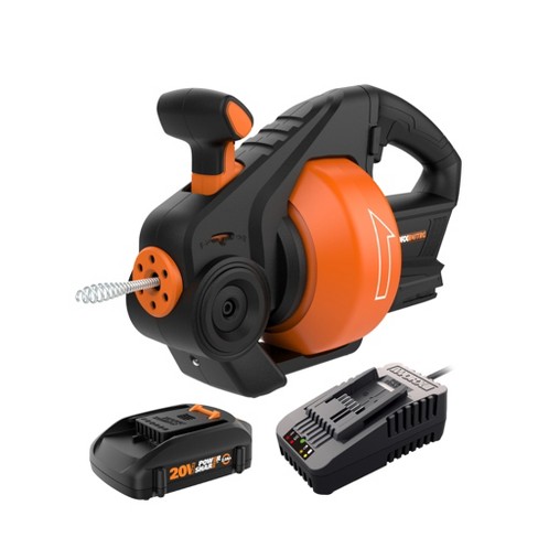 Worx Nitro Wx891l 20v Power Share 25 Ft. Cordless Drain Auger : Target