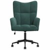 CLIHOME Plush Padding Office Chair with Chrome Base,Adjustable Height Swivel Ergonomic Computer Chair for Living Room, Study Room - 2 of 4