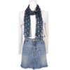 INSPIRE CHIC Women's 1950s Polka Dots Chiffon Retro Lightweight Soft Sheer Long Scarves for All Season 1Pc - 2 of 4