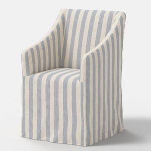 Sloped Arm Slipcovered Dining Chair - Threshold™ - 1 of 4