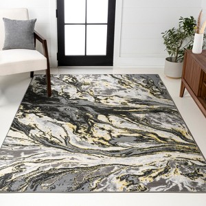 JONATHAN Y Swirl Marbled Abstract Area Rug - 1 of 4