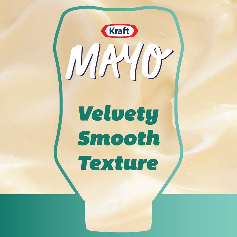 Kraft Real Mayonnaise Squeeze Bottle - 22 fl oz, 4 of 16