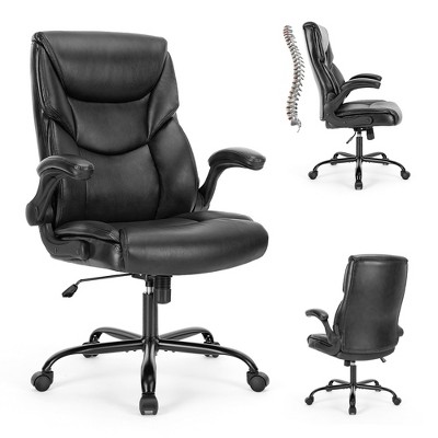 ALEXOUN Executive Office Chair,Ergonomic Adjustable Computer Chairs with High Back Flip-up Armrests,Swivel with Lumbar Support,for Home,Office