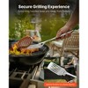 VEVOR Grilling Accessories, 4PCS BBQ Grill Tool Set,Heavy Duty Stainless Steel Barbecue Tools, With Tong, Spatula,Fork, Brush, For Outdoor Grills - 2 of 4