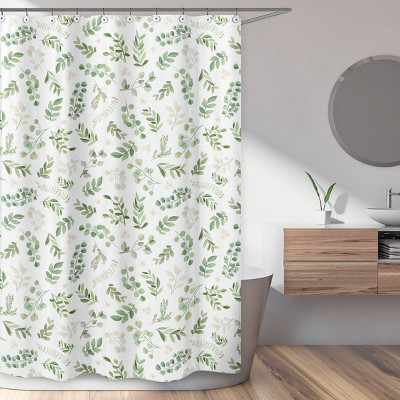 Botanical Leaf Shower Curtain Green - Sweet Jojo Designs