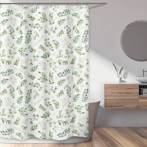 Neutral Curtains, Greenery Leaves Curtains, Gender Neutral