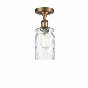Candor - 1 Light Semi-Flush Mount In Industrial Style-13 Inches Tall and 4.75 Inches Wide - 1 of 1