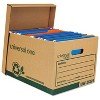 Universal Recycled Heavy-Duty Record Storage Box, Letter/Legal Files, Kraft/Green, 12/Carton - 4 of 4