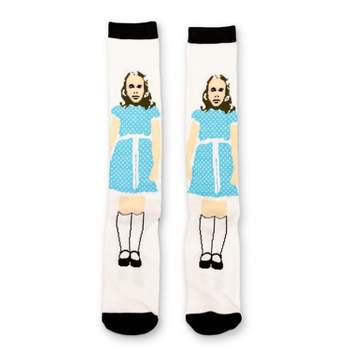 Hypnotic Socks The Shining Collectibles | The Shining Exclusive Grady Twins White Crew Socks