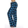 6286-TRQ-3X Just Love Women's Plush Pajama Pants - Petite to Plus Size Pajamas - 2 of 2