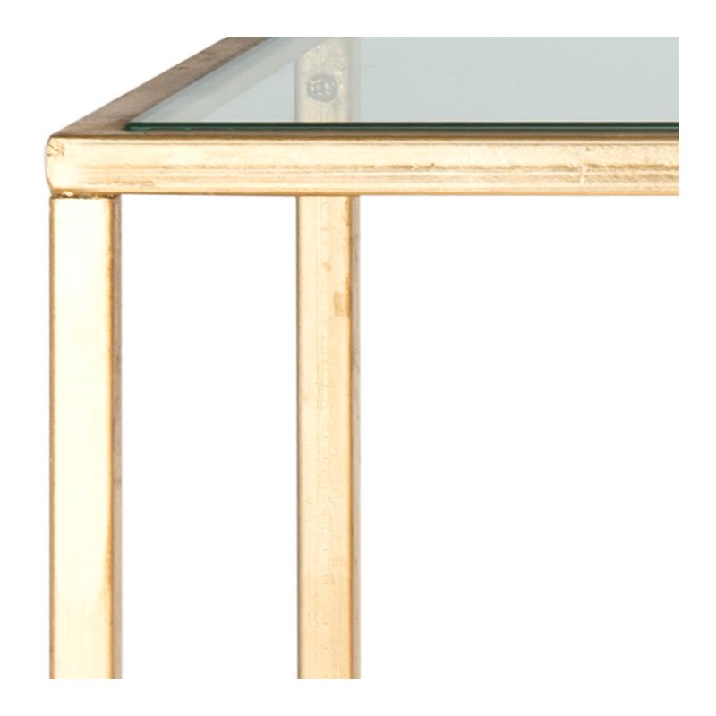 Inga Console Table - Gold/Glass - Safavieh., 4 of 5