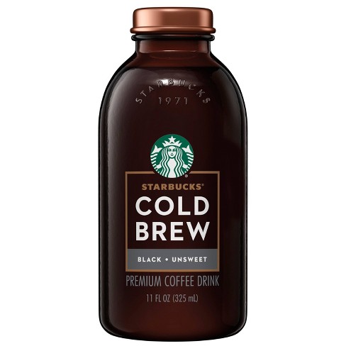 Starbucks Cold Brew Black Unsweetened - 11 fl oz Can - image 1 of 3