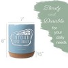 Elanze Designs Open Daily Sky Blue X-Large Cork Bottom Kitchen Utensil Holder - 2 of 4