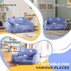Whisen Kids & Toddler Sofa, Children's Couch, Upholstered Baby Sofa with Glowing Stars for 18-36 Months - Blue - 3 of 4