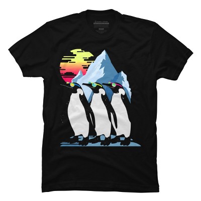 Men's Design By Humans North Pole Summer By clingcling T-Shirt