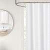 RT Designer Collection Bliss Waffle Shower Curtain 70" x 72" White - 3 of 4