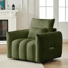 KWPZQEB Teddy Fabric Sofa Set, Large Loveseat Sofa, Cushioned Sofa with Hight Back, Armrests & Pillow, Futon Sofa, Modern Sofa for Living Room - 3 of 4
