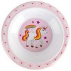 Bentology 5 Piece Mealtime Baby Feeding Set for Kids and Toddlers - Includes Plate, Bowl, Cup, Fork and Spoon Utensil Flatware - Unicorn - 4 of 4
