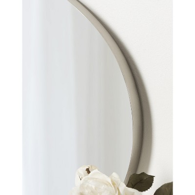 Rollo 30" Oval Silver and Gold Vanity Mirror