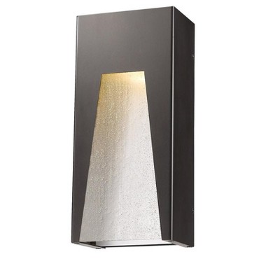 Millennial Collection LED Outdoor Fixture - 6" x 13.25" - Modern Glass Design - 12W