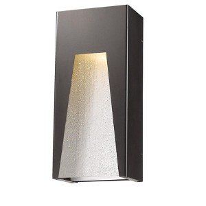 Millennial Collection LED Outdoor Fixture - 6" x 13.25" - Modern Glass Design - 12W - 1 of 1