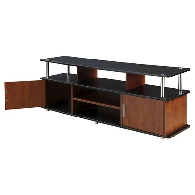 Monterey TV Stand for TVs up to 60" Cherry/Black - Breighton Home