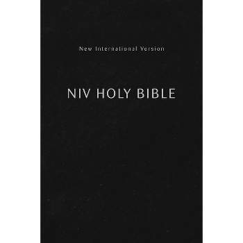 Niv, Holy Bible, Compact, Paperback, Black, Comfort Print - by  Zondervan