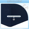 Unique Bargains Non Slip Scratch Resistant Soft Armchair Slipcovers with Twist Pins 2 Pcs - 3 of 4