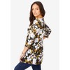 Jessica London Women's Plus Size Stretch Knit Swing Tunic - 4 of 4