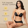 Niidor Adhesive Strapless Bra for Women Sticky Invisible Push up Silicone Bra for Backless Dress 2025 Upgraded Magnetic Clasp Bras - 3 of 4