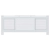 vidaXL MDF Radiator Cover White 80.7" - 4 of 4