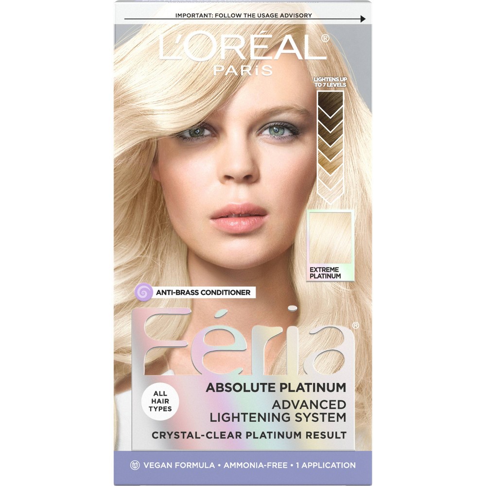 Photos - Hair Dye LOreal L'Oreal Paris Feria Advanced Lightening System Permanent Hair Color - Extr 