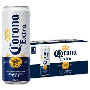 Corona Extra - 18pk/12 fl oz Cans - 1 of 4